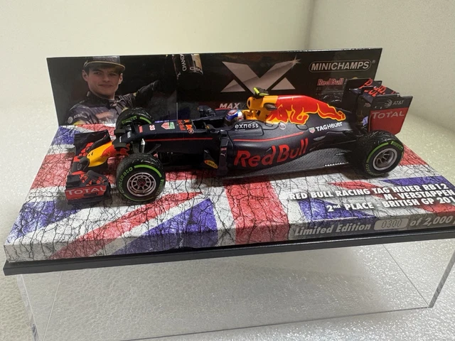 Miniature Max Verstappen Minichamps 1/43 - GP Grande-Bretagne 2016