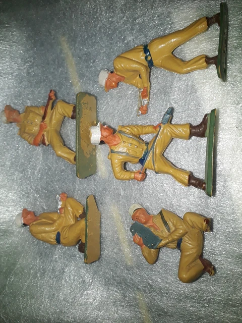 Figurine Ancienne Plastique France Légion Étrangère - Soldat Avec Radio, N°60, Starlux - Occasion