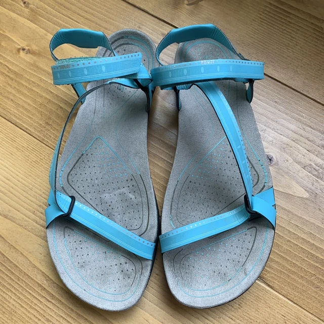 TEVA ZIRRA LITE Sport Sandals Women s 9 Teal Travel Walking Light Water 22.99 PicClick