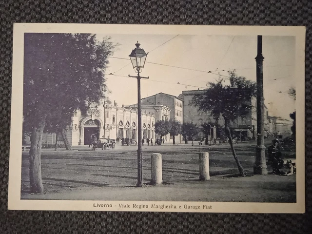 Livorno, Viale regina Margherita e garage FIAT