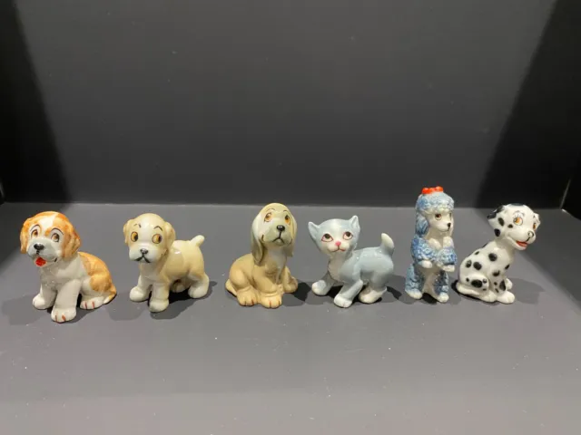 Wade TV Pets  (6 Pieces) Simon Mitzi  Fifi  Bengo Droopy & Bruno Jr 1959 - 65