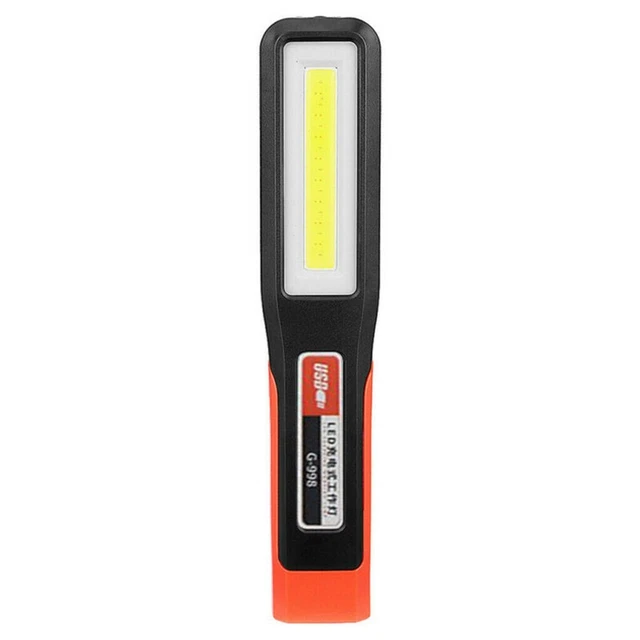 3 Modes Travail Clair Inspection Lampe Main Torche Camping Rechargeable Neuf