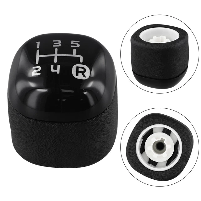 EYECATCHING DESIGN VEHICLE Interior 5Speed Gear Knob Black Gear Knob