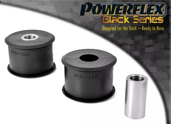 Prese Powerflex PU Porsche 911 Boxster Cayman braccio trasversale cuscinetto esterno VA HA BLK