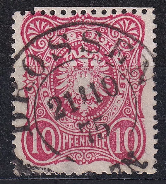 64969) DROSSEN Brandenburg 1875 nachverwendeter Preußen-Stempel