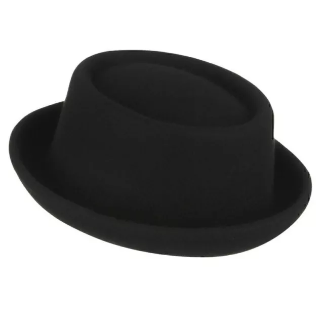 MEN'S PORK PIE Fabric Hat Musician Hat Player Jazz Hat Wool Hat Felt ...