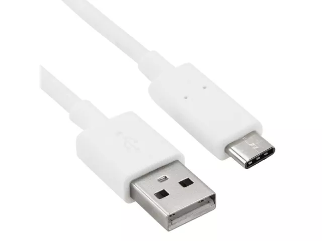 90 cm USB Daten Ladegerät weißes Kabel Asus ZenFone 3 Ultra ZU680KL, ASUS_A001 Telefon