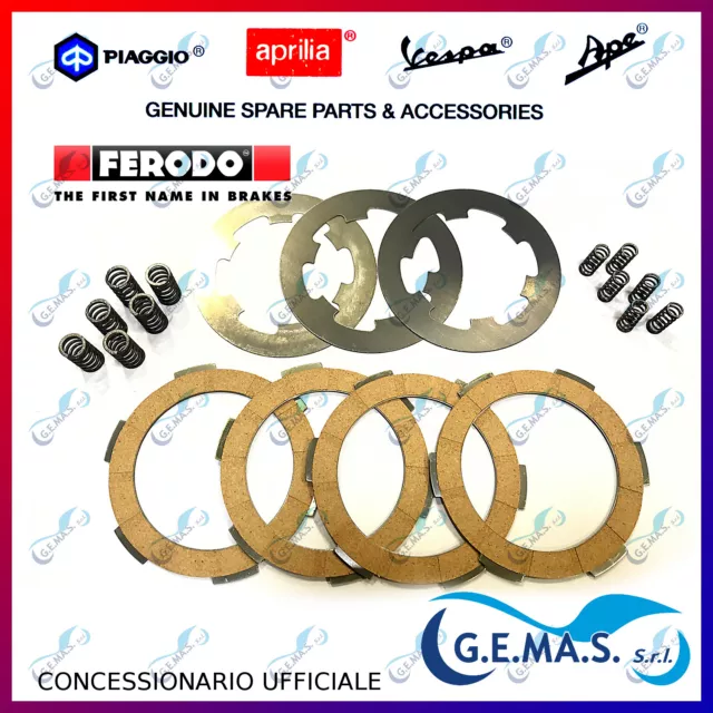 Serie kit dischi frizione FERODO FCS0507MME Piaggio Vespa 50 APE 50 6x2 molle