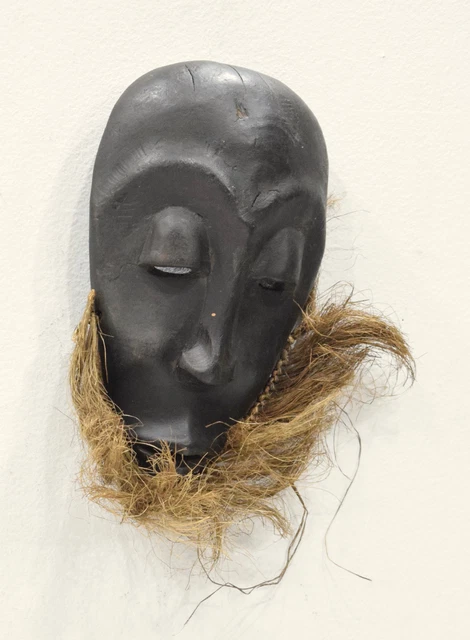 Mask African Lega Passport Mask Congo Raffia Wood Ceremonial Travel Lega Mask 2