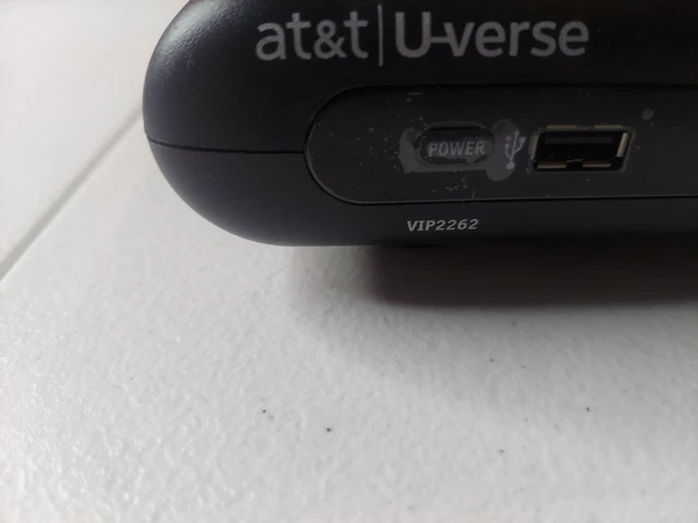 AT&T U-VERSE CABLE TV Receiver Box*Arris VIP2262 V2*No Power Cord ...
