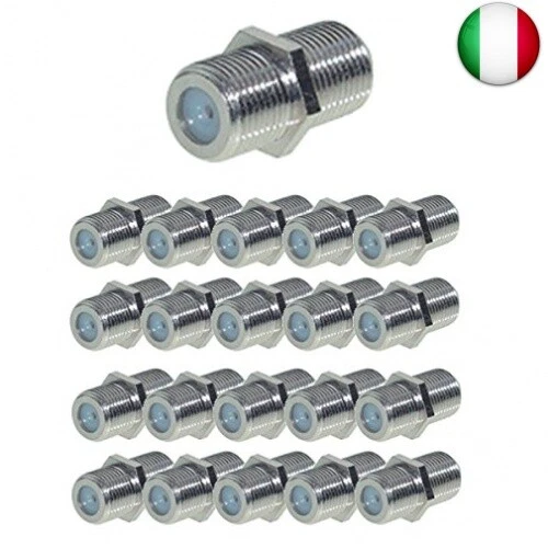 Faconet SAT COASSIALE F maschio – doppio connettore F femmina, presa F su f fem