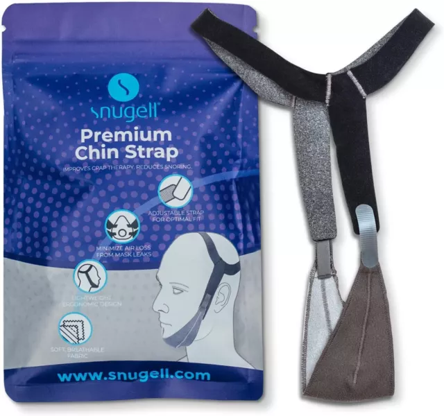 Snugell® Premium Chin Strap | Improves CPAP Therapy | Reduces Snoring |...