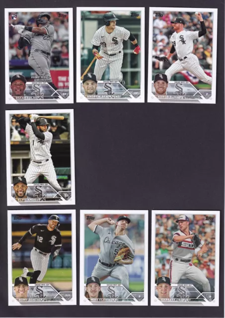 Chicago White Sox Team Set (28 Cards) 2023 Topps Series 1 & Series 2 & Update