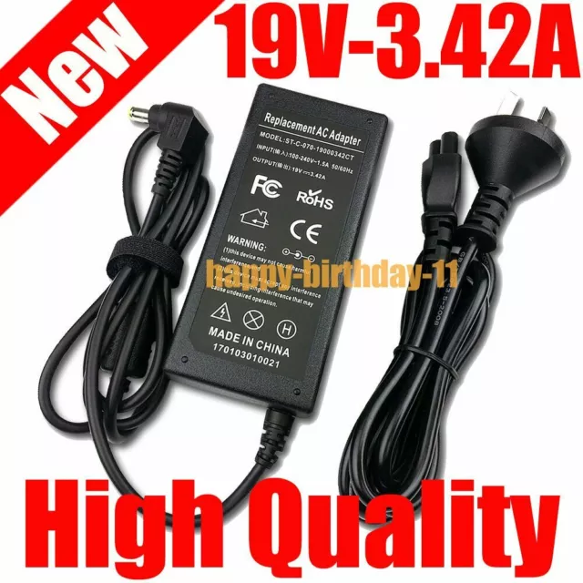 19V 3.42A Laptop Charger Ac Adapter For Liteon Acer Aspire V5-571 Ms2361