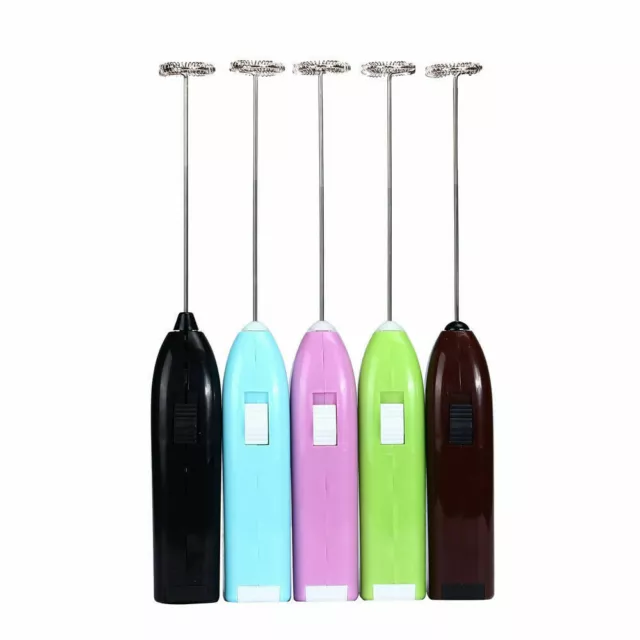 Mini Foamer Kitchen Tool Milk Frother Egg Beater Stirrer Whisk Mixer Electric 3