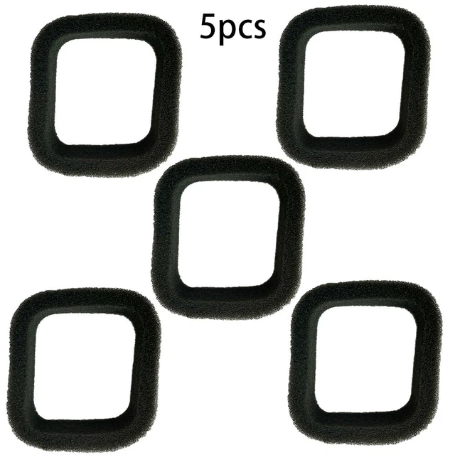 Black Filter Sponge Sponge Durable 5Pcs Air Filter 50mmX43mm High Quality