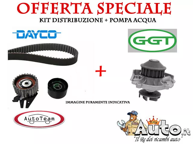 KIT DISTRIBUZIONE + POMPA ACQUA CITROEN C3 1.4 54 kw 75 cv benzina