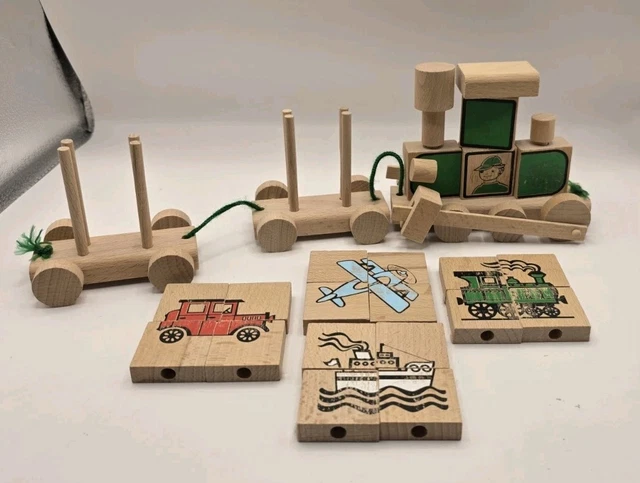 Wooden, Vintage Puzzles, Puzzles, Toys & Hobbies - PicClick CA