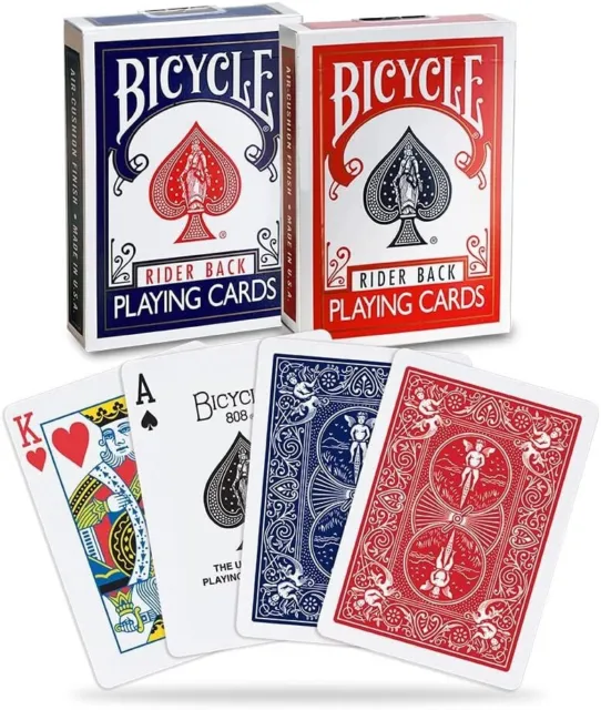 Bicycle Rider Back Playing Cards, Standard Index, Poker Cards, Premium Playing C