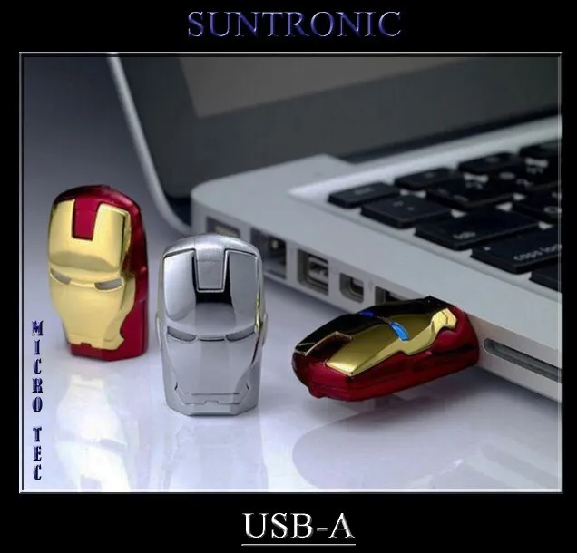 Iron Man Starboost Armor USB Stick Silber Flash Drive Stick Mark Tony Stark