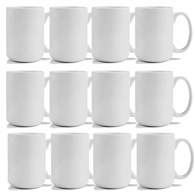 Sublimation Coffee Mugs Blank Sublimation Mugs 15oz White Ceramic