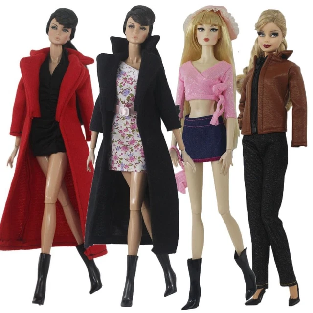Handmade Plush Coat Pants Fashion Winter Wear Dresses  29~32cm Doll