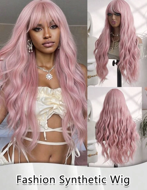 Perruque Blonde Nuque Longue Style Allemand Avec Frange - WIG ME UP Pour Carnaval Et Fêtes