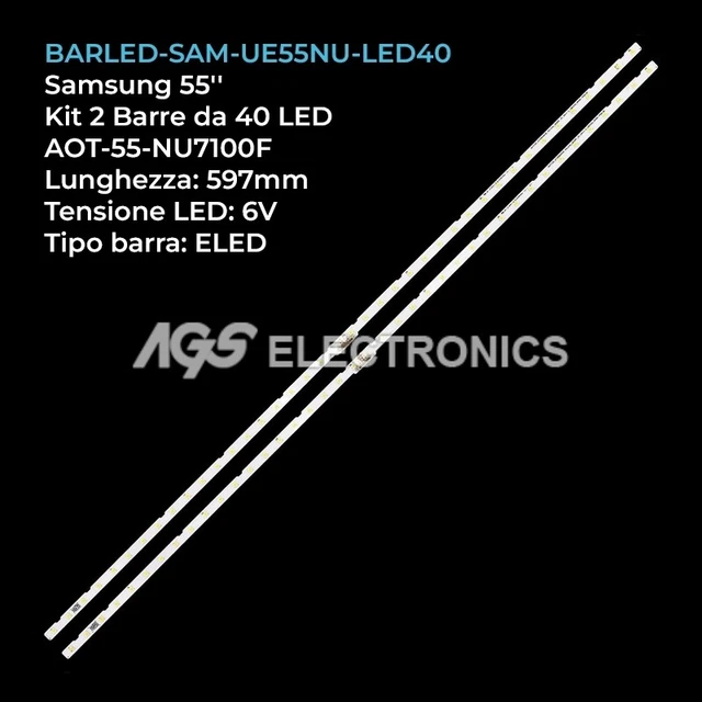 Tira de luc LED, accorio para Samsung UE55NU7090 UE55NU7100 UE55NU7105 55NU7100 BN96 45913A