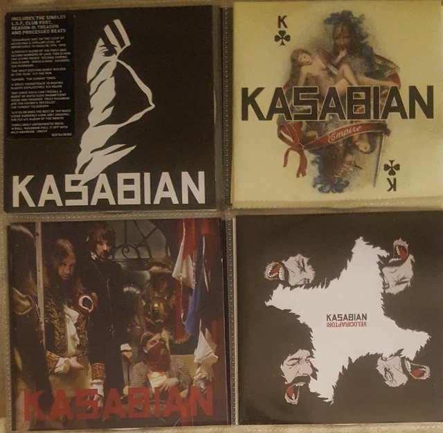 KASABAIN CD'S X4 Kasabian/Empire/West Ryder Pauper Verrücktes Asyl