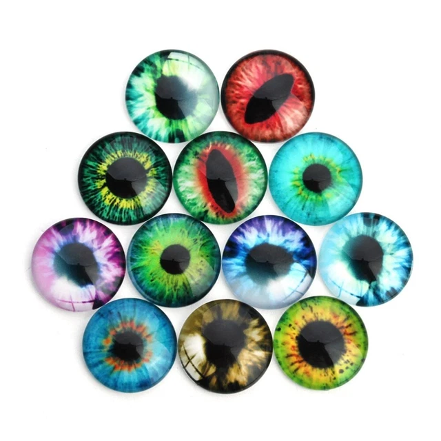 20 piezas Ojos Haz Tú Mismo Ojos Ojos Ojos De Muñeca Demonio Animal