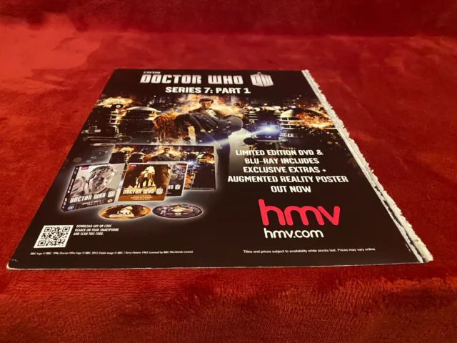 (Pada19) Advert 11X9" Doctor Who Series 7 Part 1