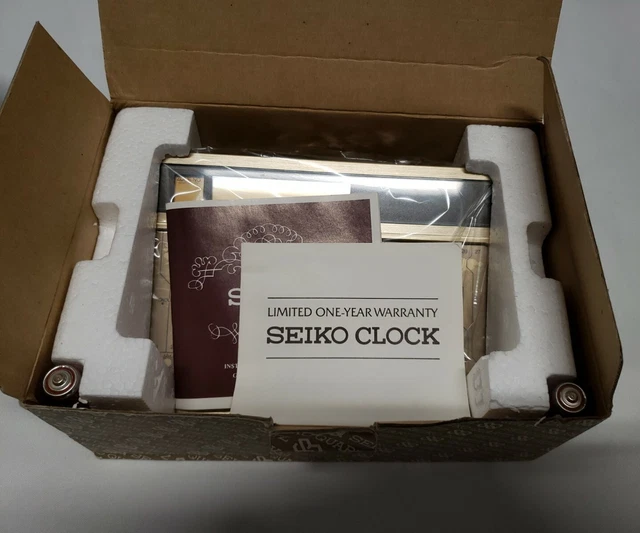 SEIKO WORLD TIME Clock Alarm QNS901GYJ20 Japan 20+ Time Zones 1987