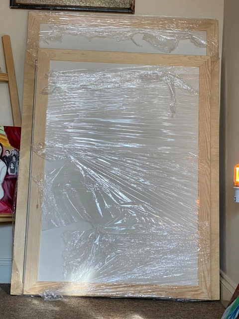 Künstler Malerei Holzrahmen große Größe 70x100cm