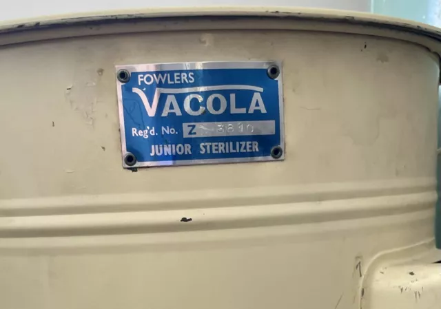 Vintage Fowlers Vacola JUNIOR Steriliser Collectible Excellent Condition 2