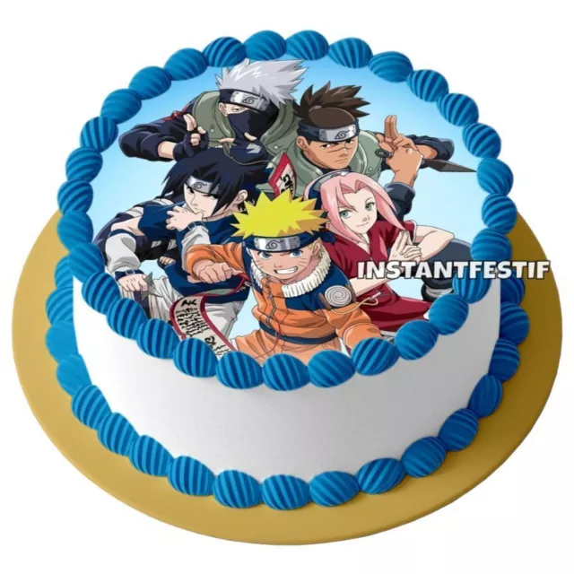 Naruto décoration de gâteau anniversaire comestible