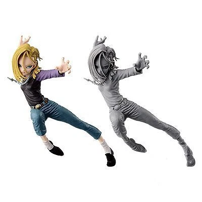 DRAGON BALL Super Scultures Big Model Tenkaichi Budokai 6 Part 3 Actor 18 2 Set