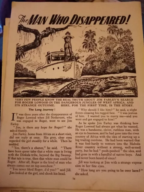 Xm11 Ephemera 1960 short story the man who disappeared