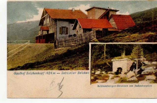 GUEBWILLER - Le GRAND BALLON -  Alsace - Haut Rhin - CPA 68  Gasthof Belchenkopf