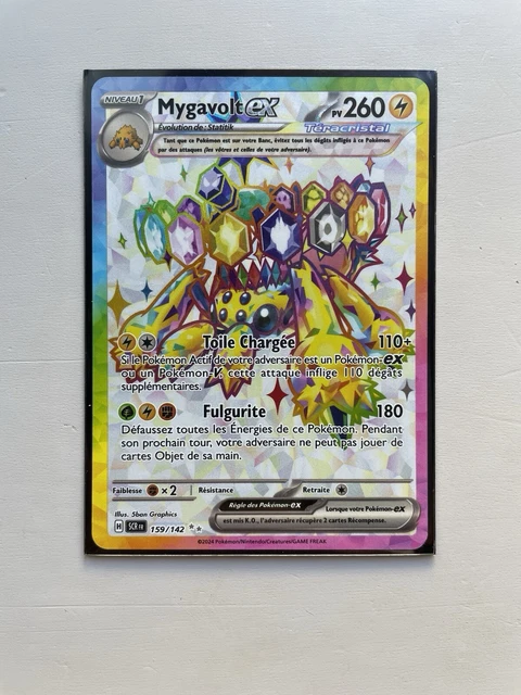 CARTE POKEMON MYGAVOLT Ex 159/142 Fr Ultra Rare Couronne Stellaire EUR ...