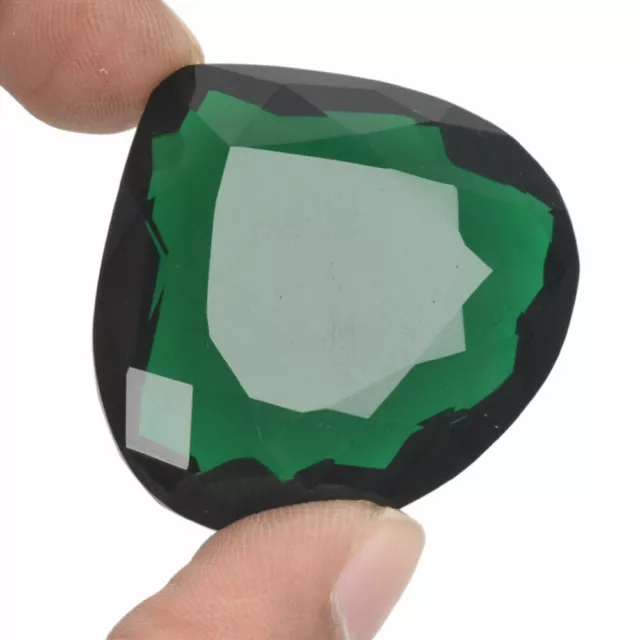 Ametista verde scuro sfaccettata 59,20 ct. Gemma sciolta per gioielli con...