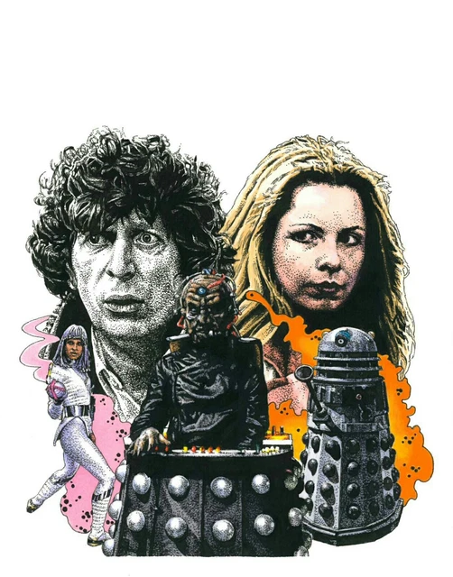 Doctor Who Original Artwork - Destiny Of The Daleks Doctor Who Original Artwork - Destiny Of The Daleks