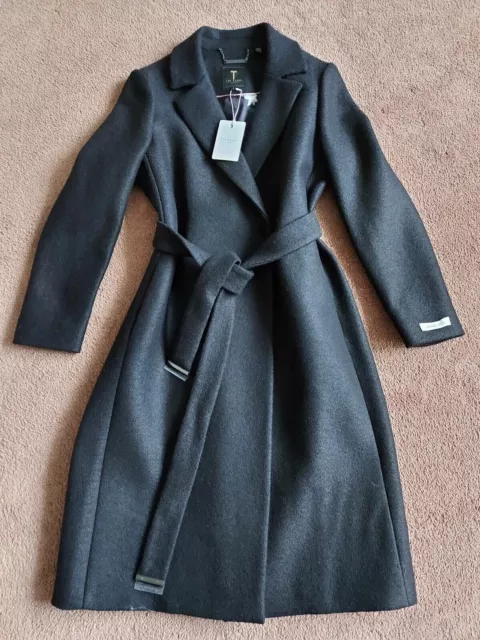 Ted baker chelsyy buttoned wrap coat hotsell