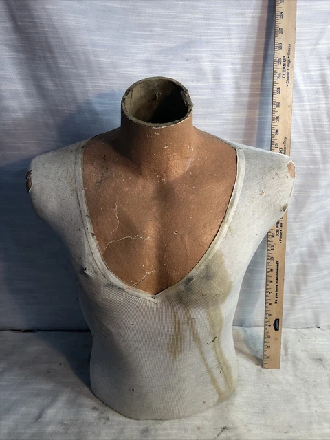 Vintage Male Torso dress form Manniquin Vintage Male Torso dress form Manniquin
