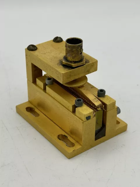 Vintage Laser Optic Stand w/ RF connector, non-Magnetic Adjustable Wedge Filter