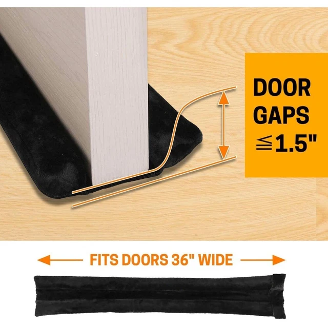 Foam Under Door Draft Stopper Sound Insulation Sealing Strip  Winter