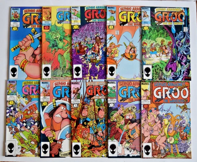 Groo The Wanderer (1985) 99 Issue Comic Run #1-100 Marvel Comics