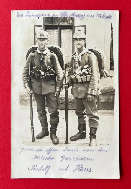 Militär Foto AK 1. WK 1916 Soldaten Sachsen des Infanterie Regiment 101 ( 140134