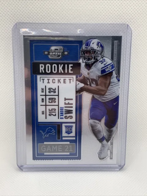 2020 D'andre Swift Contenders Optic Rookie Ticket Silver