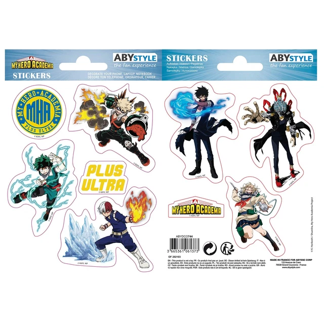 ABYstyle ONE Piece Sticker Sheets - Skulls Crew Luffy X5 Design 16x11cm 2 Sheets Vinyl Decals - View #6