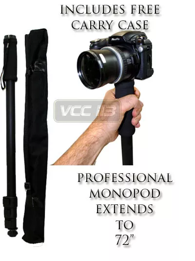 72" PRO HEAVY DUTY MONOPOD for Sony Nikon Canon Camera